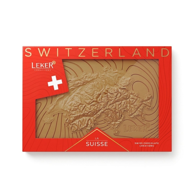 La carte de la Suisse Blond