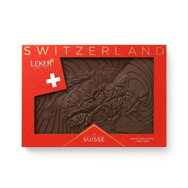 La carte de la Suisse Noir