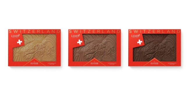 La carte de la Suisse Trio